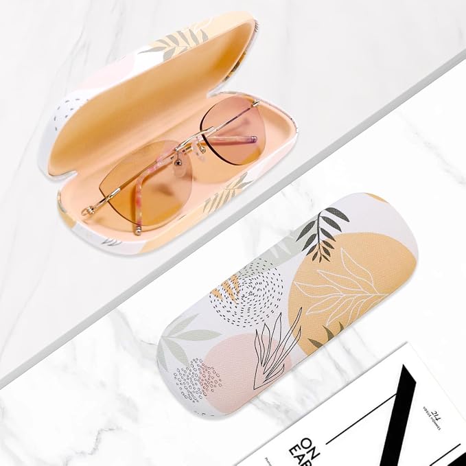 PERFECTSIGHT Hard Shell Eyeglasses Case, Kawaii Protective Glasses Case for Kids, Cute Eyeglass Case for Women Men Girls