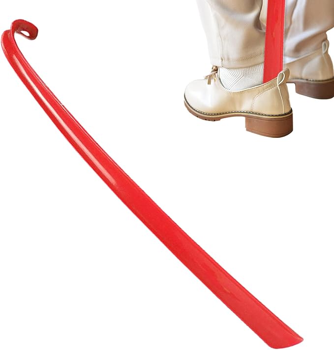 Shoe Horn for Seniors - 16.7 Inches Long Shoe Horn | Travel Shoe Lifter Flexible Shoe Horn Long Handle | Shoehorn Sock Remover Helper with Comfort Grip Shoe Lifter for Seniors, Men, Women