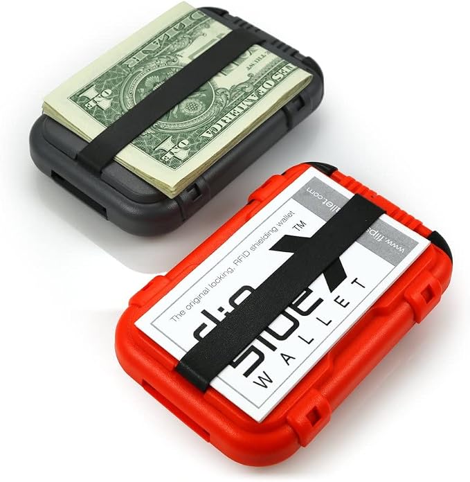 Flipside Wallets 4 RFID Blocking Wallet for Men with Removable Money Clip - Slim, Secure and Crush Resistant