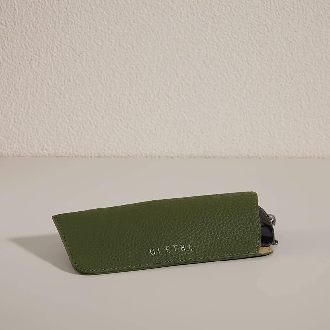 OLETHA Aesthetic Soft Glasses Case, Slip-in Design