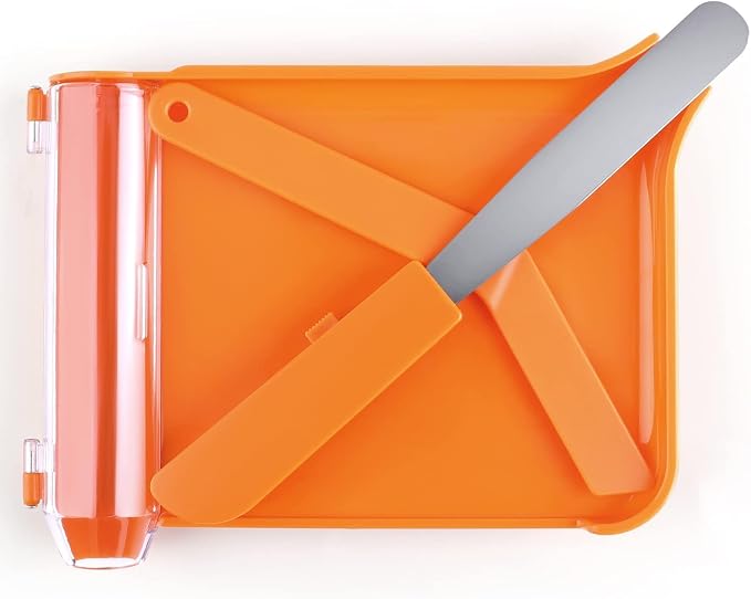 Opret Right Hand Pill Counting Tray with 2 Spatulas, Pill Counter with A Straight Spatula & A L-Spatula for Pharmacy to Count Meds Pills Tablets