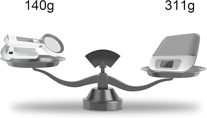6X Rechargeable Magnifying Glass with 16 LED Light, Foldable Handheld Stand, Lightweight LED Magnifier for Reading Books/Newspaper/Small Print, Gifts for Mom Dad Grandma Grandpa Seniors