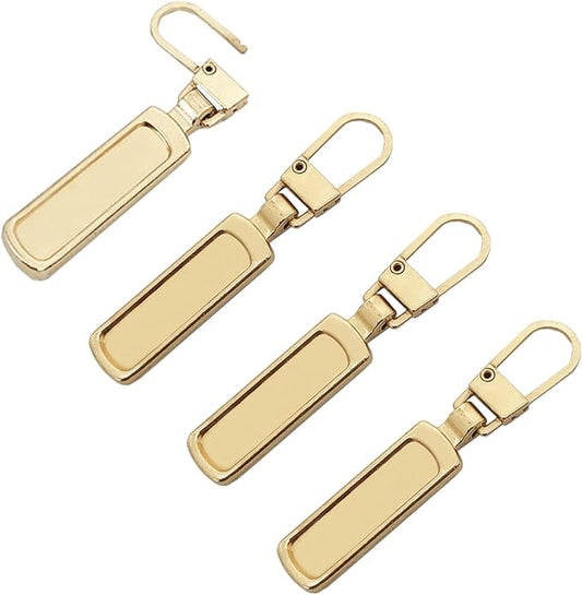 Mizeer Zipper Pull Replacement for Small Holes Zipper, Detachable Zipper Tab Repair for Clothing Jackets Boots