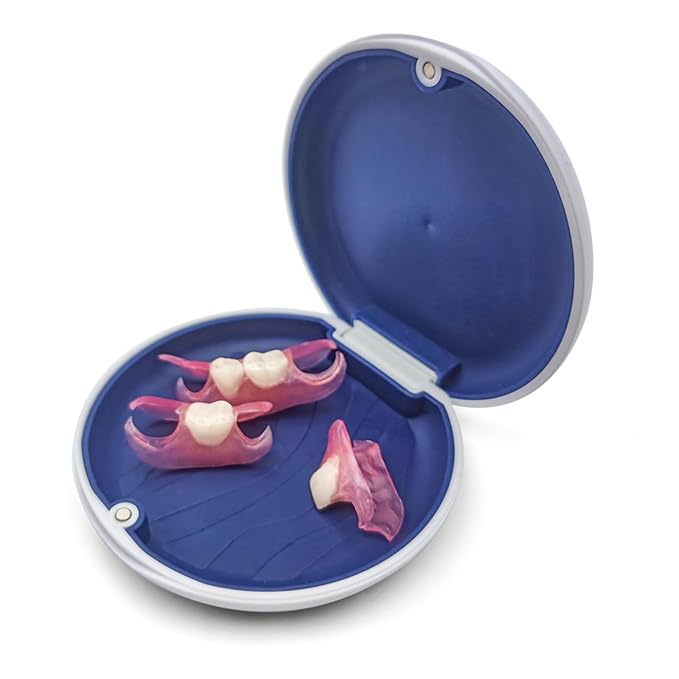 Custom Partial Dentures for Women with No Teeth, Easy to Use, Temporary Dentures for Men, Removable Dentures for Tooth, Adjustable & Comfortable, Personalized Replacement Teeth (4 Teeth)