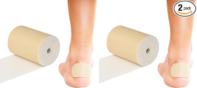 Rolyan Latex-Free Moleskin, 3" x 5 Yards, Beige, Adhseive Backing Moleskin Padding for Use with Splints, Braces, and Casts, Non-Latex Roll of Prewrap, Undercast Wrap for Skin Protection and Support