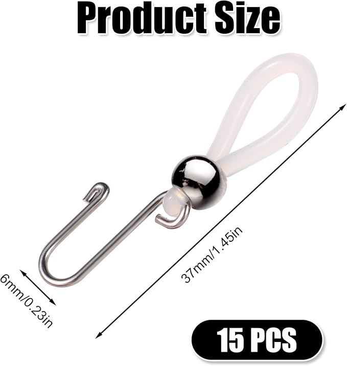 15pcs Zipper Holder, Zipper Holder Upper for Jeans Clasp Pants Up Hook Jeans Zipper Button Lock Zipper Puller Tool Keep Zipper Up on Pants Jeans Skirts