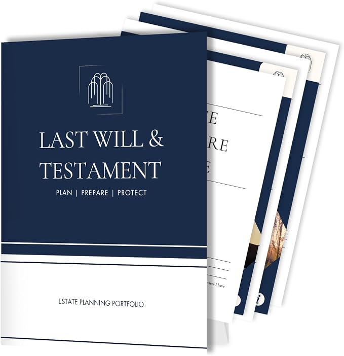 Estate Planning Kit with Digital Access – Last Will and Testament Kit, Living Will, Durable Power of Attorney & Medical Directive - Attorney Approved Forms, Valid in 50 States