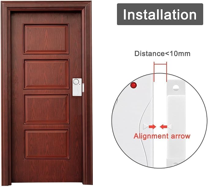 WSDCAM Door Alarm Wireless Anti-Theft Remote Control Door and Window Security Alarms