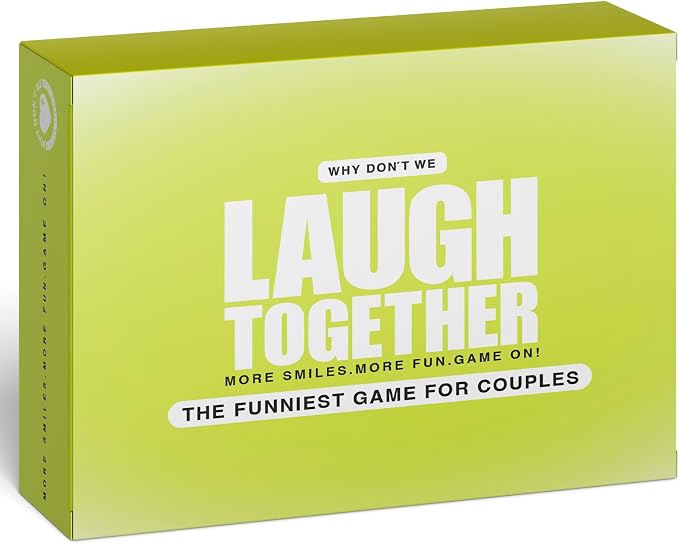 Why Don’t We Laugh Together? - Card Games for Couples with 200 Cards: Talents, Games, Trivia | Fun Date Night Game for 2 Players | Couples Board Games