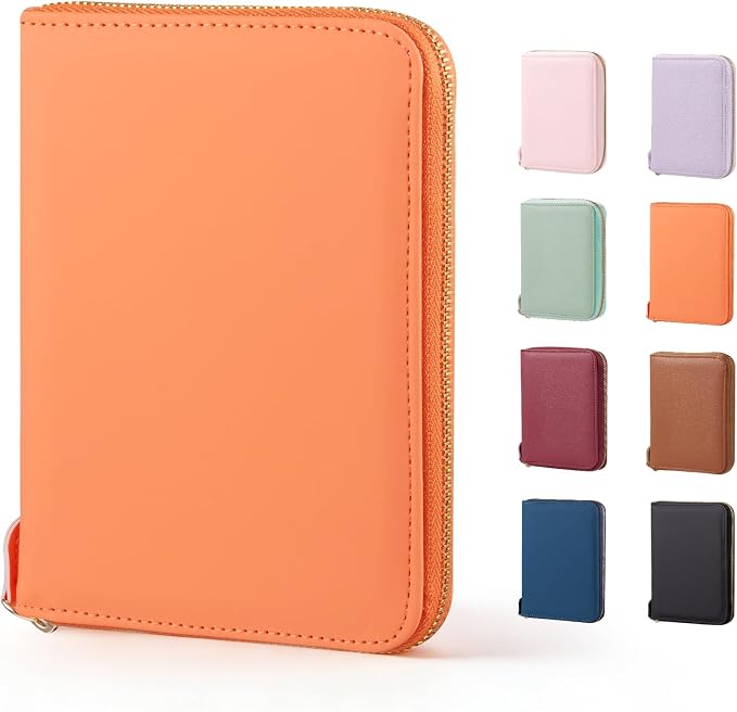 CoBak Passport Holder Cover with Safe Zipper Closure | Premium Passport Wallet for Travel, RFID Blocking Card Case, Waterproof Travel Accessories for Women