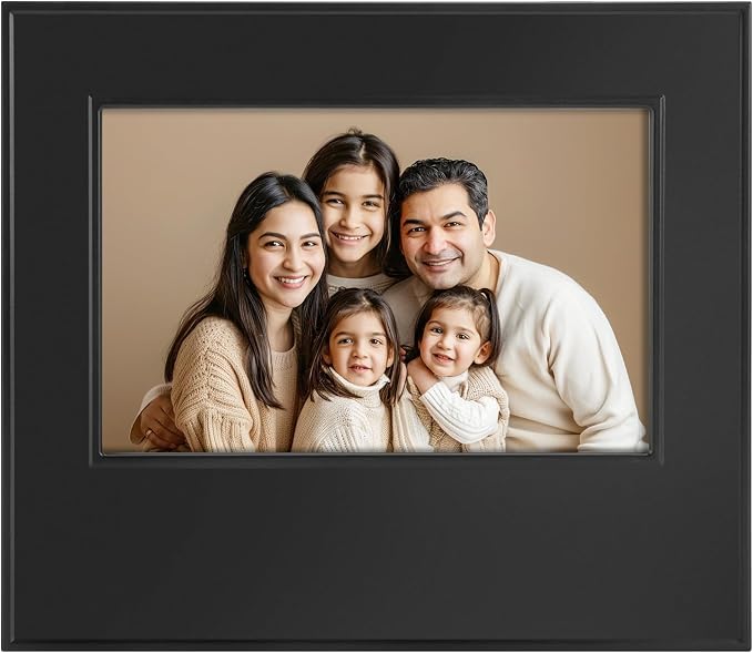 Picture Frames，30s Voice Recording Photo Frame, Black Memory Frame 7.5 x 6.3,Personalized Gifts for Girls,Boys,Mother, Father, Grandparents, Birthday, Christmas