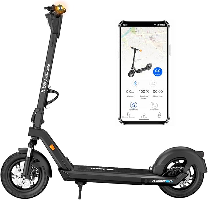 Hiboy S2 Pro/X300 Electric Scooter, 500W Motor, 10"/12" Tires, 25/38 Miles Range E Scooter, 19/23 Mph Folding Commuter Electric Scooter for Adults