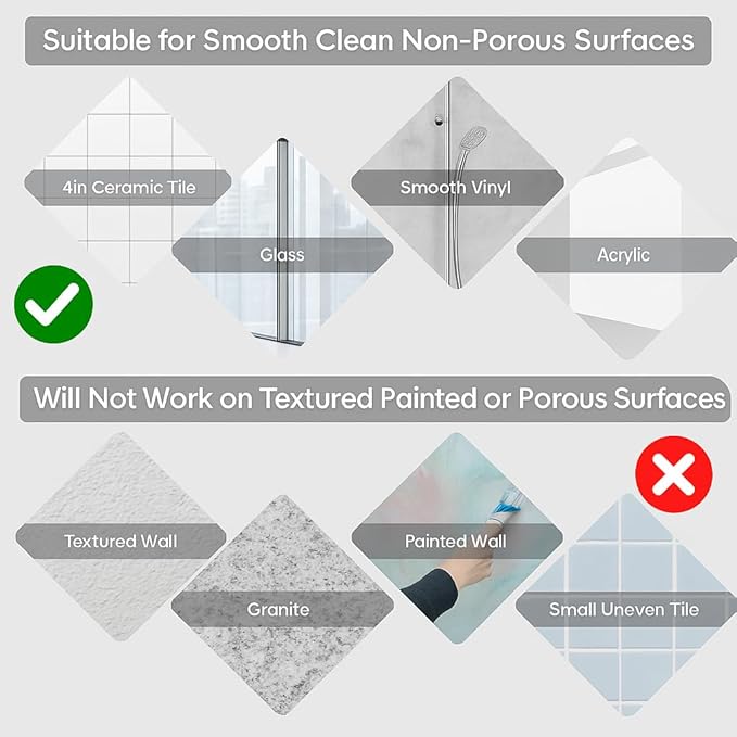 2 Pack Grab Bars for Bathtubs and Showers,Shower Handles for Elderly Seniors bar Bars Safety Elderly Suction 500 lbs Cup and Walls bathtubs Handicap Heavy Duty Grabbers Wall