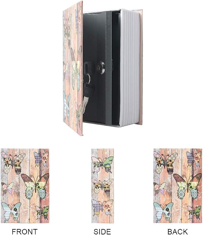 Diversion Book Safe Storage Box, Dictionary Secret Safe Can with Security Combination Lock/Key