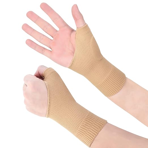 Thumb Wrist Support Braces,Breathable Thumb Compression Sleeves with Soft Gel Pads for Arthritis, Tendonitis, Comfortable Finger Splint for Relieve Hand Thumb Wrist Carpal Tunnel Joint Pain(1 Pair)