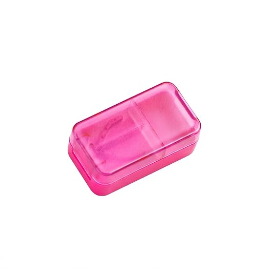 EZY DOSE Pill Cutter & Splitter for Small or Large Pills, Tablets & Vitamins, Accurate Stainless Steel Blade, Easy Grip, Portable Travel Size, Daily Medication Aid, Compact BPA-Free Design, Pink