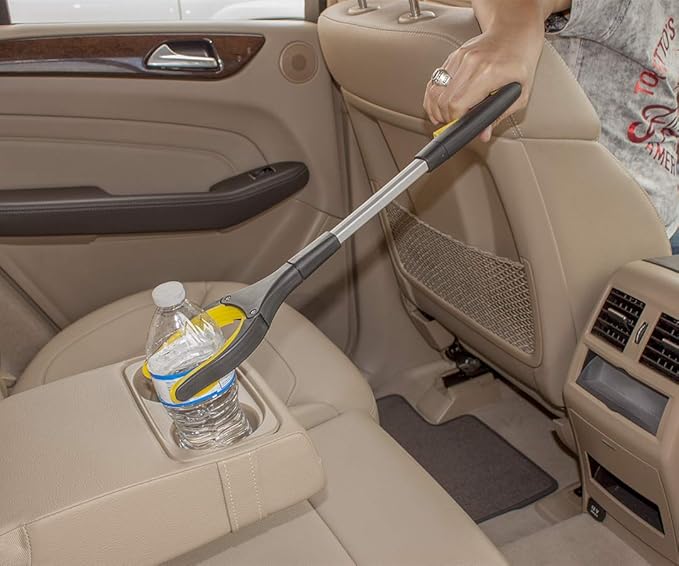 RMS 2-Pack 34 Inch and 21 Inch Grabber Reacher with Rotating Jaw - Mobility Aid Reaching Assist Tool