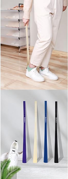 Elegant 29-Inch Wall-Mounted Shoehorn – Sleek Long with Hidden Wall Mount – Stylish and Practical Shoe