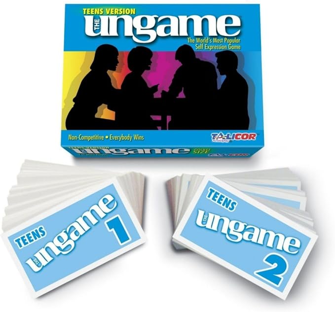 POCKET UNGAME - Teens - non-competitive card game for teenagers to discuss, share values & experiences - break the ice and get teens to talk - Ages 12-18
