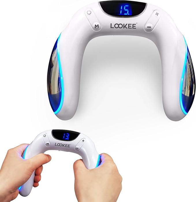 LOOKEE VibHeal Arm Exerciser | Flabby Arms Workout, Hand & Wrist Massager | Portable Arm Toning & Recovery Device with 15 Intensity Levels, Travel-Friendly Fitness for Men & Women