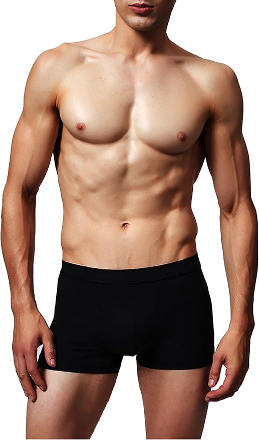 AIRCUTE Washable Urinary Incontinence Underwear for Men, Instant Absorbency, Bladder Leaks Protection Boxer Briefs(60ML) (XXXX-Large)