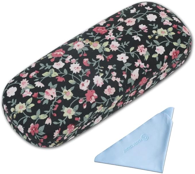 PERFECTSIGHT Hard Shell Eyeglasses Case, Kawaii Protective Glasses Case for Kids, Cute Eyeglass Case for Women Men Girls