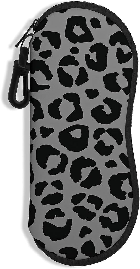 Sunglasses Soft Case, Ultra Light Portable Neoprene Zipper Glasses Case for Men Women