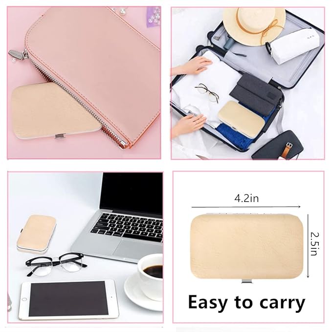 Manicure Set Women Men Nail Clipper Set Stainless Steel Toe Finger Nail Clippers Personal Care Tool with Travel Case Manicure Tool Women Men Valentine's Day Gifts Grooming Kit for Mother Wife