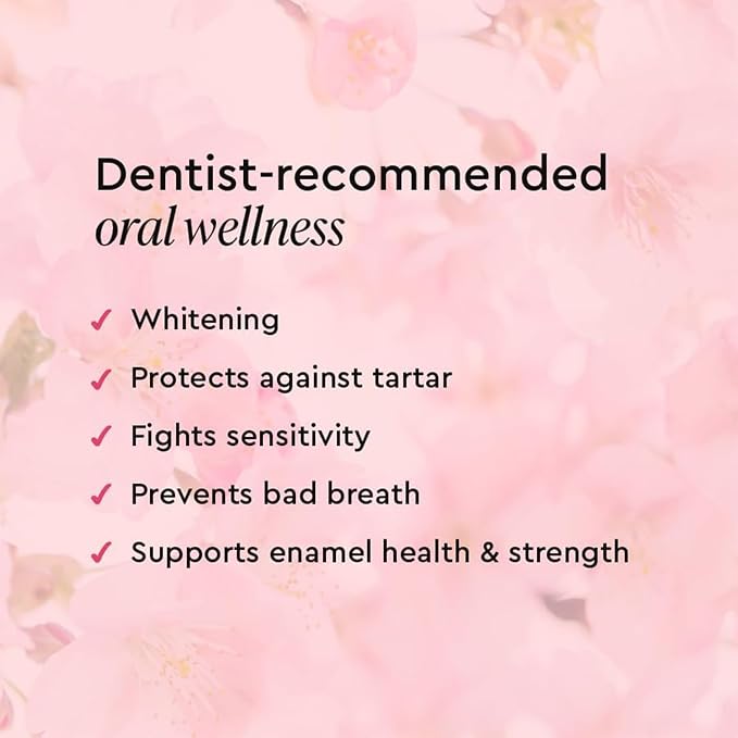 Boka Fluoride Free Toothpaste, Nano Hydroxyapatite Toothpaste, Appropriate for Sensitive Teeth - for Adult Oral Care - Cherry Blossom Flavor, 4 Fl Oz 1Pk