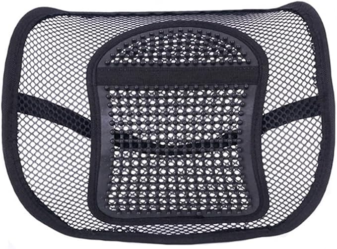 Lumbar Support with Breathable Mesh, Mesh Back Lumbar Support Office Chair Lumbar Support Pillow Posture Cushion and Lower Back Support Pain Relief