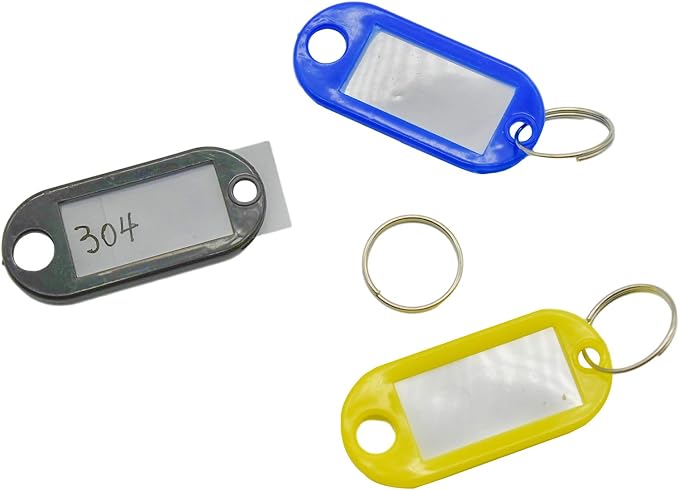 Maydahui 2 PCS Key Organizer Manager Portable Keychain with 28 Separable Key Rings and 30 Assorted Color Key Tags
