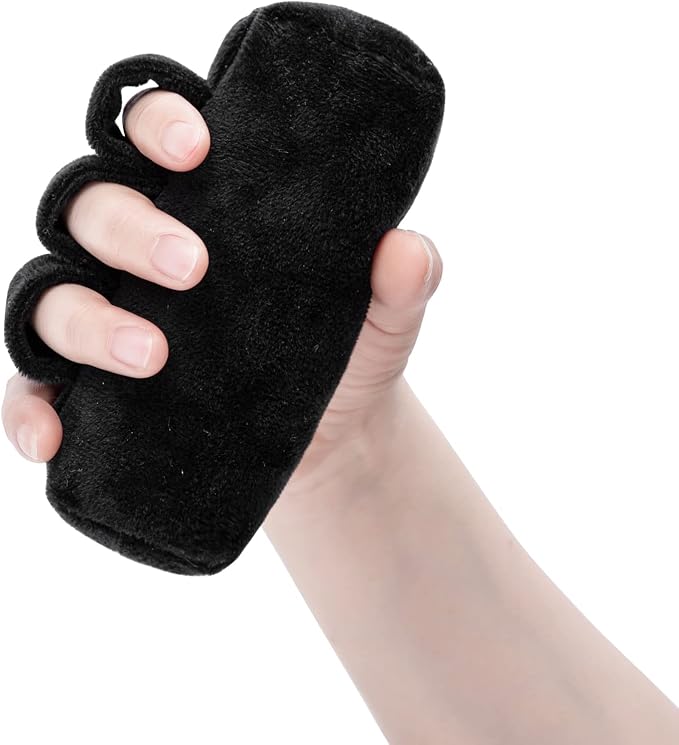 SWISSELITE Hand Contracture Cushion, Hand Grab Pad | Palm Grip with Elastic Band or Separator, Stroke Recovery, Help with Hand Rehabilitation