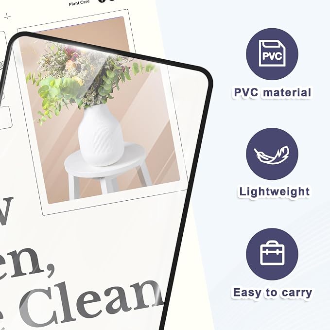 4 Pcs Magnifying Sheet 2 Style 3X Magnifying Page for Reading Lightweight Optical Plastic Magnifyings Glass Sheet Bookmark Flat for Low Vision and Shortsighted Reading Small Prints Maps Book Newspaper
