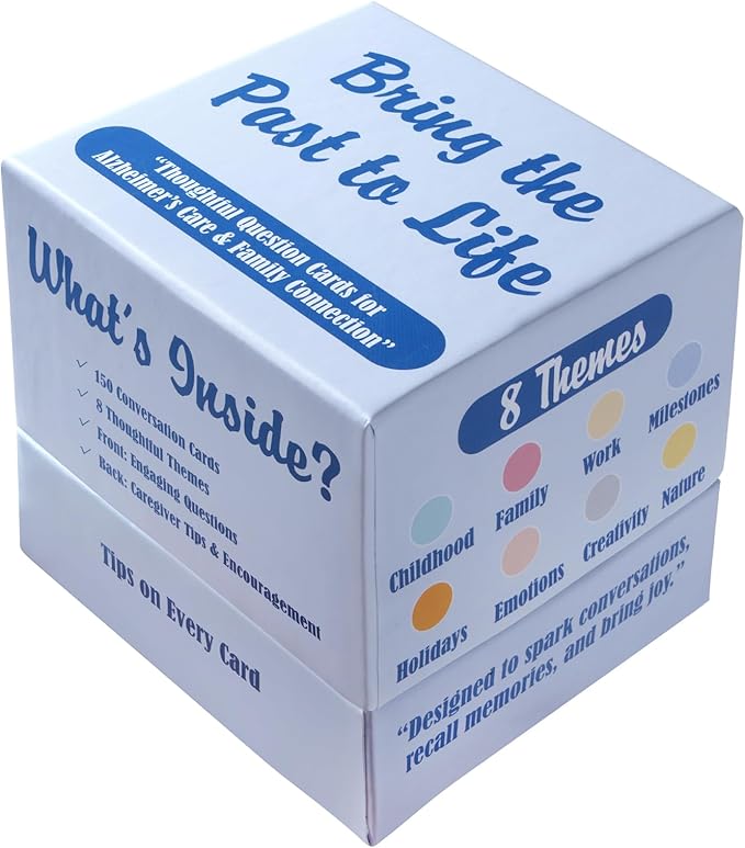 Conversation Cards for Dementia – Dementia Activities for Seniors with Alzheimer’s | Memory & Reminiscence Cards for Families and Caregivers