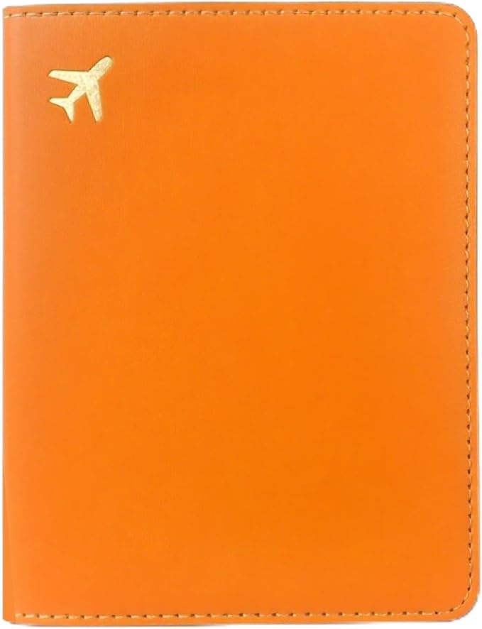 Passport Holder for Travel, RFID Blocking Waterproof PU Leather Travel Passport Cover Case Wallet