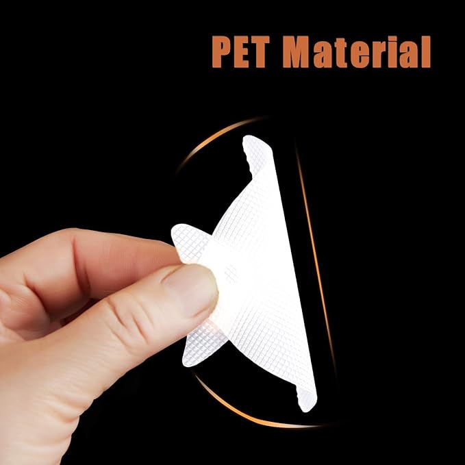 Bathtub Stickers Non-Slip, 24 PCS Safety Shower Treads Adhesive Appliques with Premium Scraper