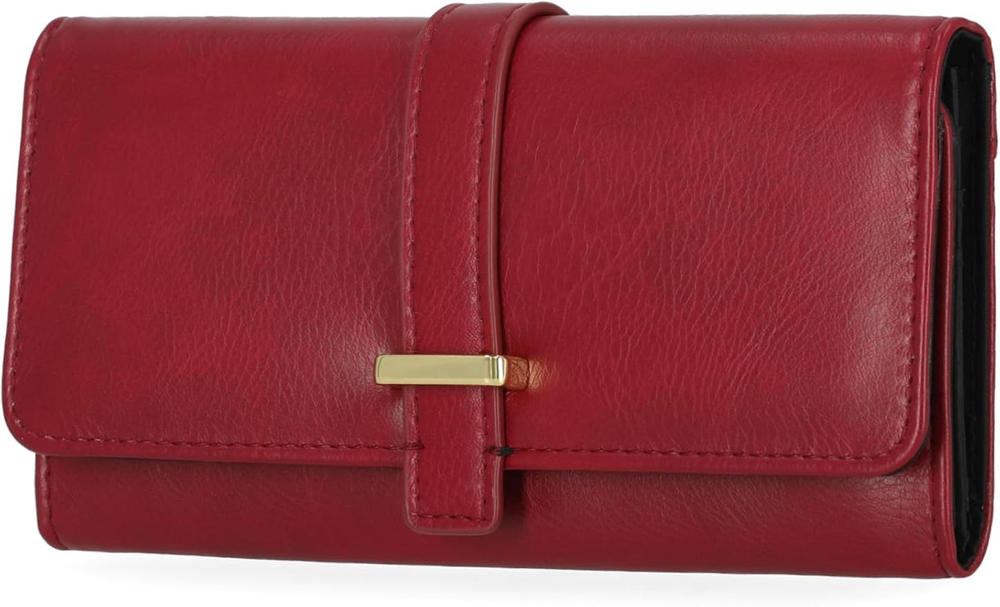 Mundi File Master Womens RFID Blocking Wallet Clutch Organizer With Change Pocket