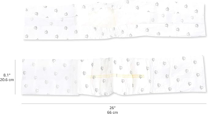 Amazon Basics Male Dog Diapers, Ultra Absorbent Disposable Wrap with Leak Proof Protection, Wetness Indicator, Secure Fit, Breathable, Medium, 30 Count