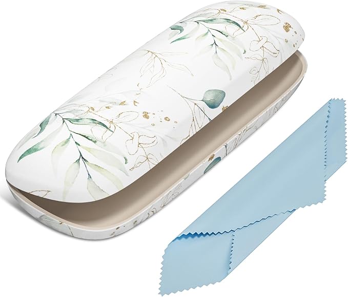 Eyeglasses Case, Hard Shell Protective Case for Glasses, Unisex for Women Men