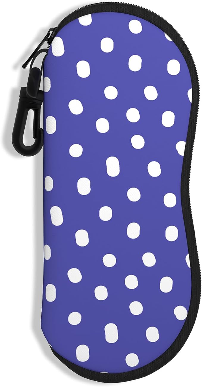 Sunglasses Soft Case, Ultra Light Portable Neoprene Zipper Glasses Case for Men Women