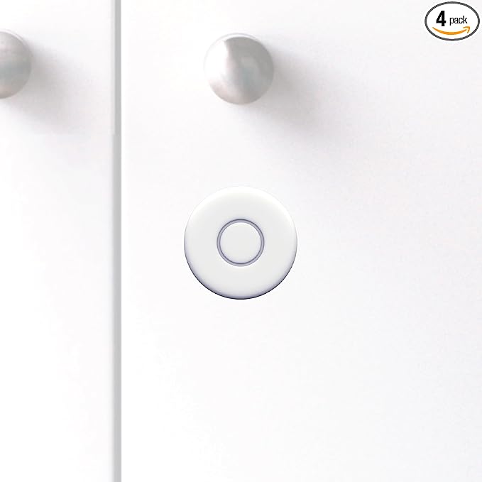 Tags - Fast, Easy Integration with Existing Smart Care Systems - Motion Detection, Emergency Panic Button, Wearable Fall Detection - Battery Operated - 4 Tags