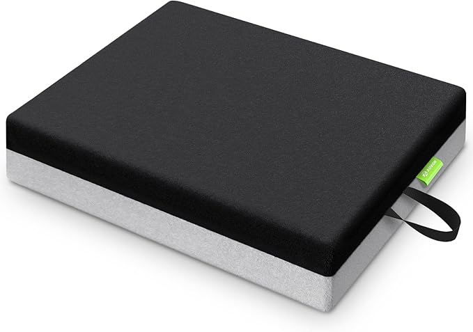 AUVON Ventilation Seat Cushion with Innovation Heat Dissipation Design | Wheelchair Cushion with Supportive Memory Foam, Waterproof & Anti-Slip Cover, Improve Lower Back & Tailbone Comfort