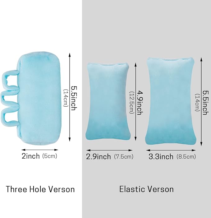 SWISSELITE Hand Contracture Cushion, Hand Grab Pad | Palm Grip with Elastic Band or Separator, Stroke Recovery, Help with Hand Rehabilitation