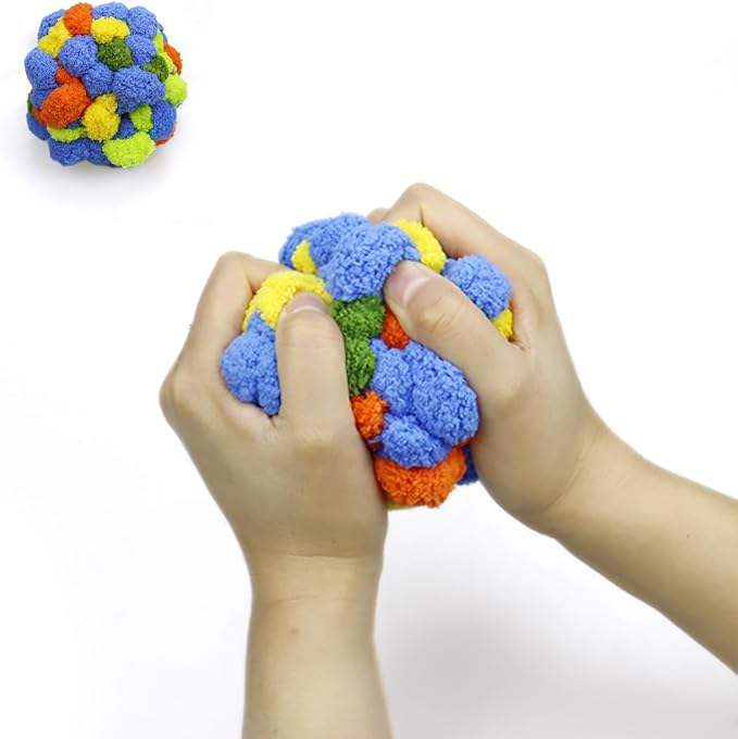Fidget Ball for Alzheimer Dementia Patients Therapy and Anxiety Relief Sensory for Autism Special Needs and Elderly Stretch and Squeeze Skin Pickers ADHD OCD