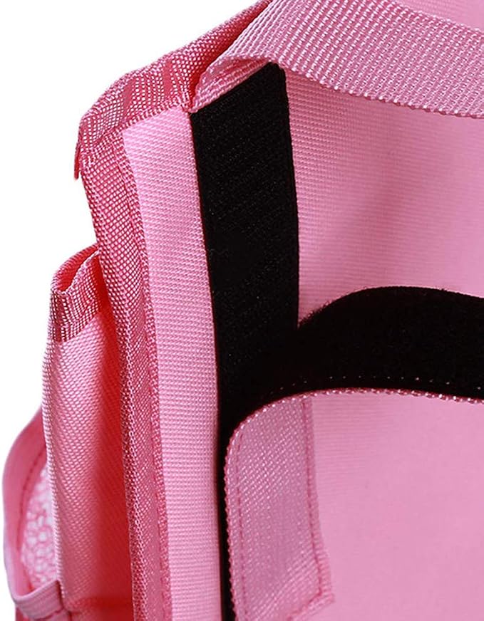 Bunk Bed Organizer - Bedside Storage Caddy with Pocket, Hanging Organizer for Camp, Dorm, Room, Hospital Bed Rail and More (Pink)