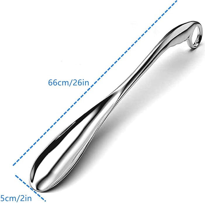 Shoe Horn Long Handle for Men Women Extra Long Handled Metal Wide Shoehorn for Seniors Solid Sturdy Durable Shoe Spoon Helper
