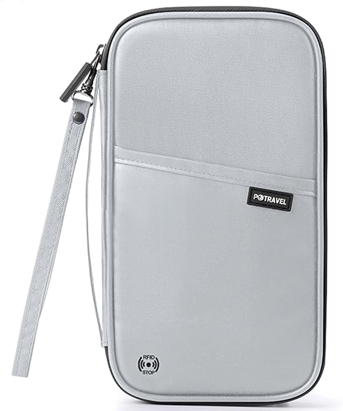 VanFn RFID Travel Passport Wallet, Family Passport Holder, Trip Document Organizer P.Travel Series