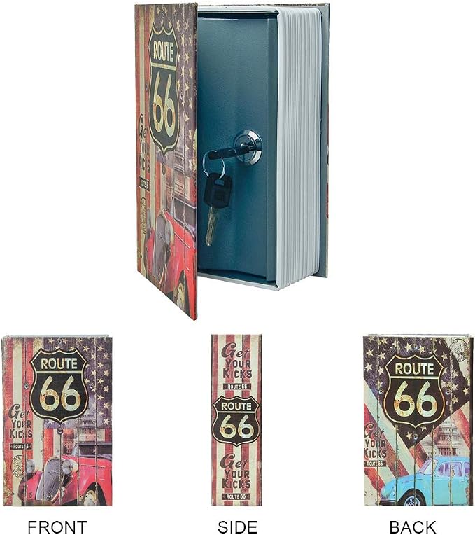 Diversion Book Safe Storage Box, Dictionary Secret Safe with Security Combination Lock/Key