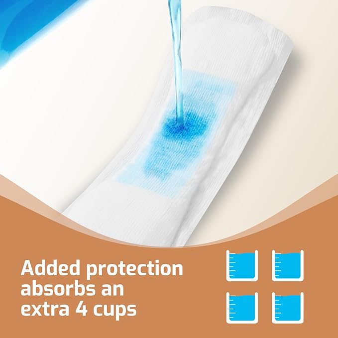 SUNKISS Trustplus Incontinence Booster Pads 14” for Women and Men, Extra Absorbency for Adult Incontinence Underwear and Diapers, Odor Control, 120 Count (4 Pack of 30)