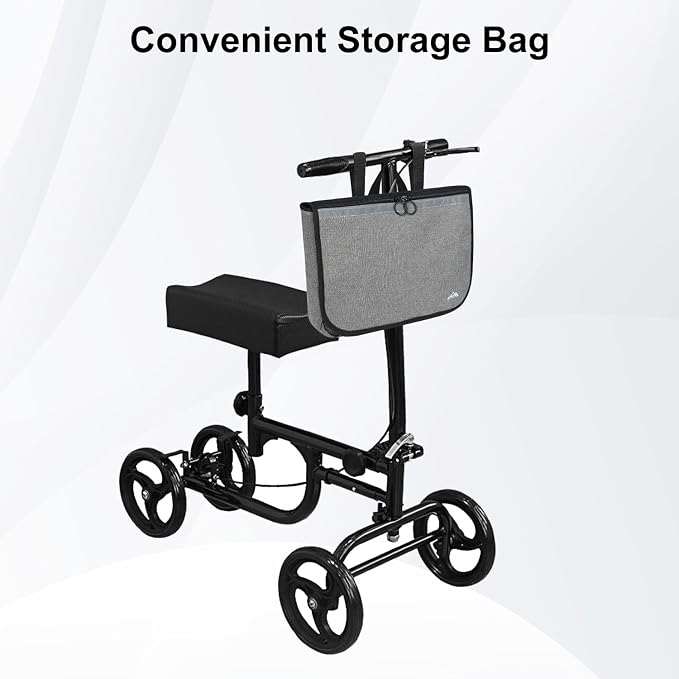 supregear Wheelchair Carry Bag - Accessories Pouch for Rollator, Walkers, Power Wheel Chairs and Knee Scooters - Side Armrest Storage Organizer for Elderly Seniors - Lightweight Portable Travel Tote